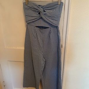 Zara Striped Jumpsuit